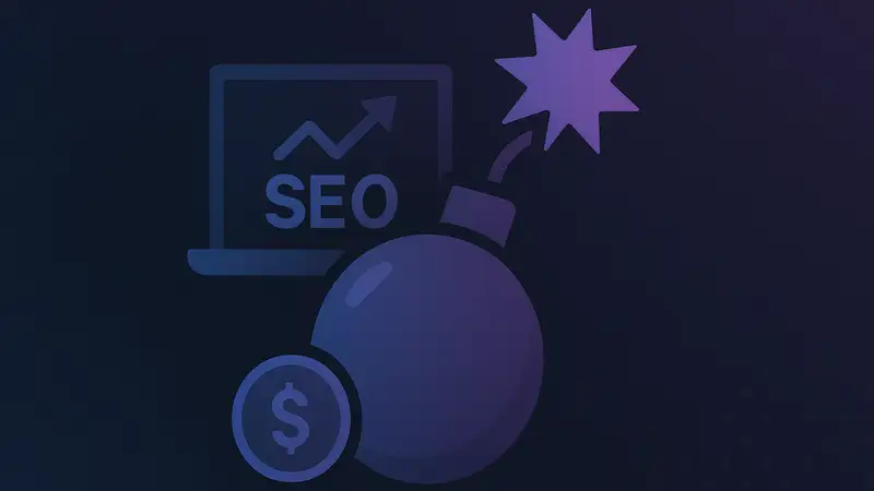 SEO optimization dashboard showing improved rankings