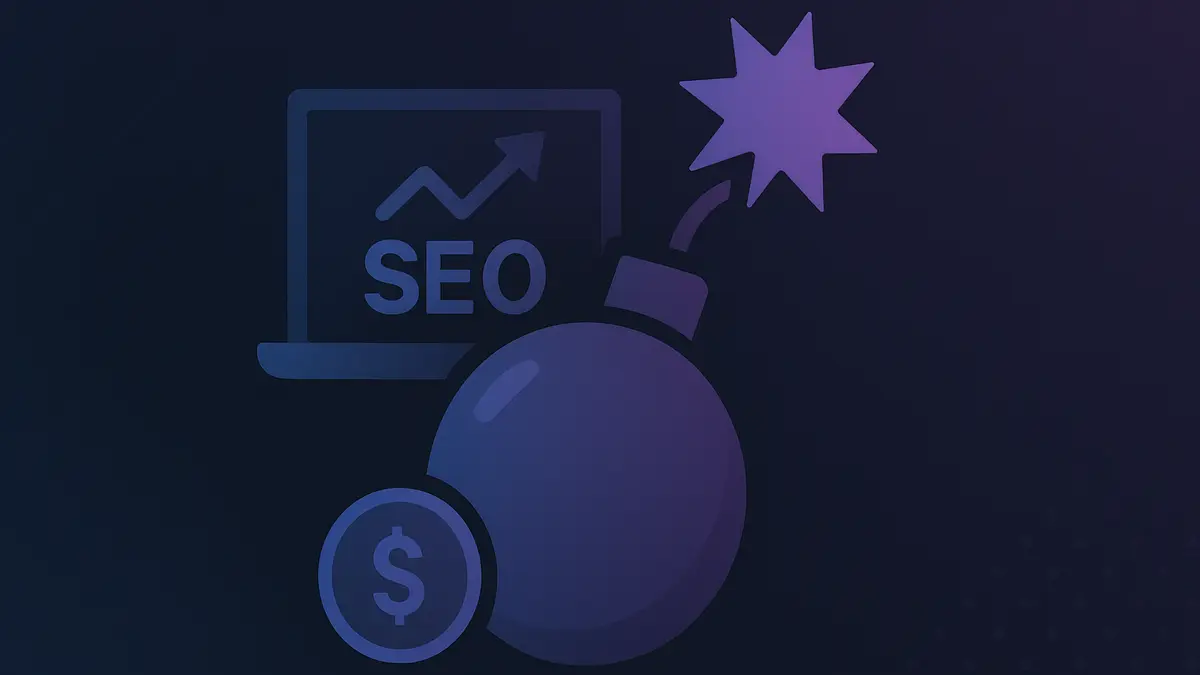 SEO optimization dashboard showing improved rankings